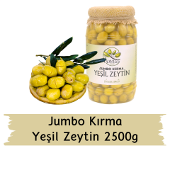 Jumbo Kırma Yeşil Zeytin 2,5 Kg
