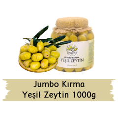 Jumbo Kırma Yeşil Zeytin 1 Kg