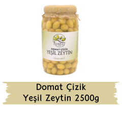 Domat Çizik Yeşil Zeytin 2,5 Kg
